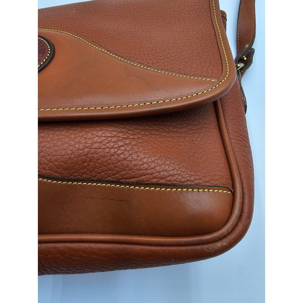 Vintage Dooney & Bourke All-Weather Yan Leather Carrier Bag w/Shoulder Strap - Picture 3 of 16